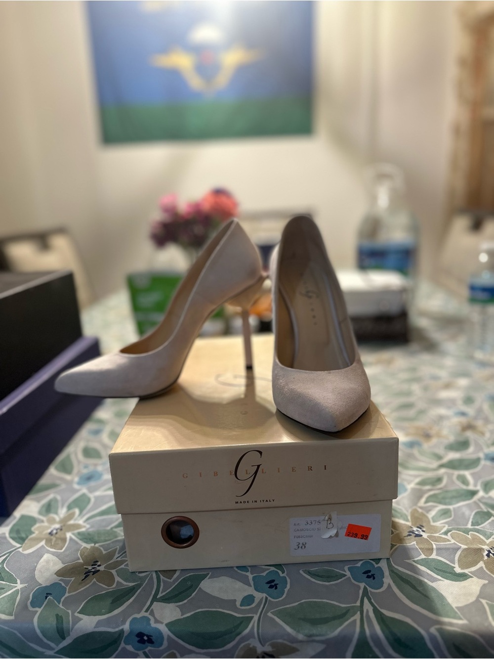 Women's Pointed Stiletto Heels in Light Pink